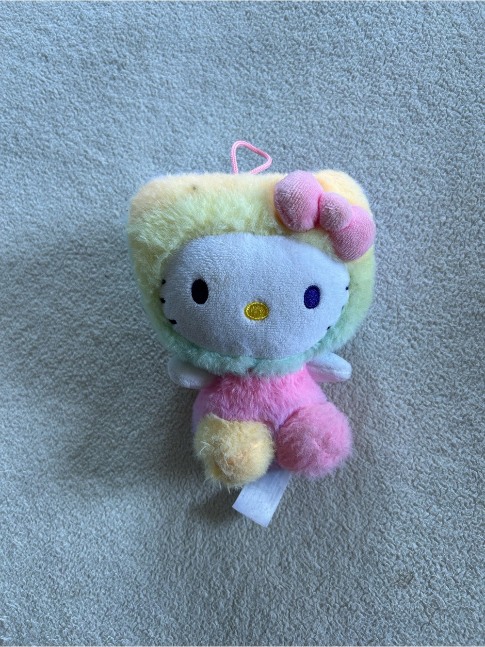 Hello Kitty Pastel Plush Keychain